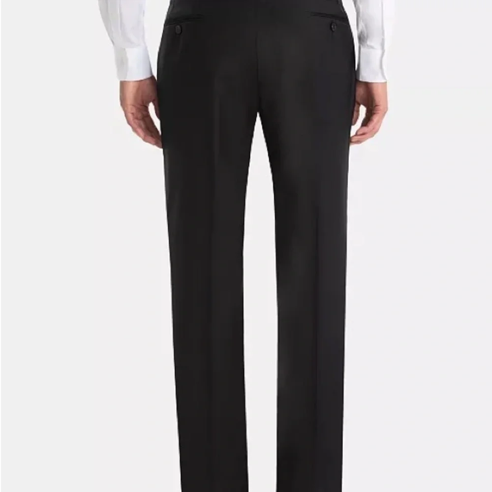 Lauren Ralph Lauren Mens 35x30L Men's UltraFlex Classic Black Wool Pants NWT